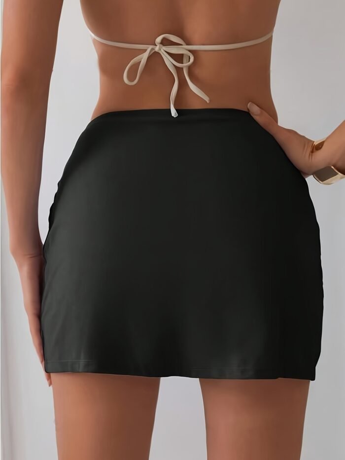 Minimalist Versatile Skirt Versatile Skirt Swim Trunk Bottoms - Image 3