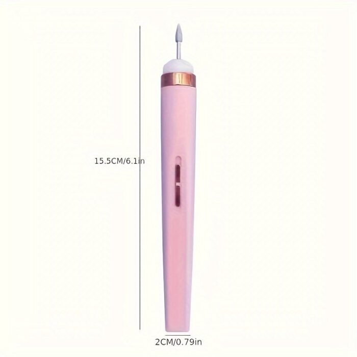 1 Set Portable Electric Nail File, Nail Pedicure Tool With Nail Drill Bits For Home And Salon Use, Get Professional Nail Art Effects At Home, Multiple Replacement Heads - Image 2