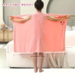 1/2Pcs Youngsters'S Cartoon Coral Fleece Bath Skirt, Soft And Skin-Friendly Cute Rabbit Ears Kid'S Bath Towel, Quick-Drying Water Absorption, Family Bathroom Bath Products. Christmas Present - Image 16