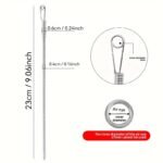 Efficient Threader, Easy Thread Insertion For Various Sewing Projects - Universal Rope Threader With Spring-Loaded Eye, Ideal For Home Sewing And Multi-Purpose Elastic Waistband, Sewing Tool | Spring Loaded Threader | Durable Threader, Sewing Accessories - Image 4