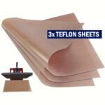 3-Pack Ptfe Teflon Sheets, 30.48X40.64 Cm, Non-Stick Glass Fiber Material, High Temperature Resistant, Reusable Hot Press Transfer Film For Baking Pot Lining