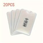 10/20Pcs Rfid Blocking Card Sleeves - Anti-Theft, Nfc Shielded Aluminum Foil Wallets For Id & Credit Cards - Image 5