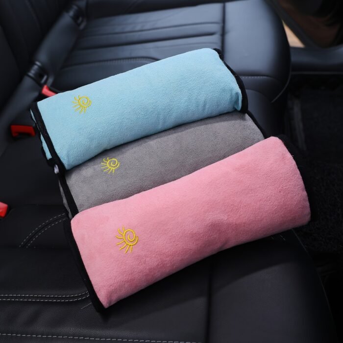 1Pc Car Safety Shoulder Guard, Seat Belt Adjustment Retainer, Anti-Strangle Neck Seat Belt, Safety Seat Belt Pillow, Car Belt Plush Breathable Cushion Vehicle Shoulder Protection - Image 8