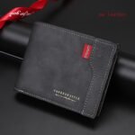 1Pc Men'S New Fashion Wallet, Large Capacity Coin Purse, Multi Card Slot Card Case With Zipper Coin Pocket Money Clip - Image 3