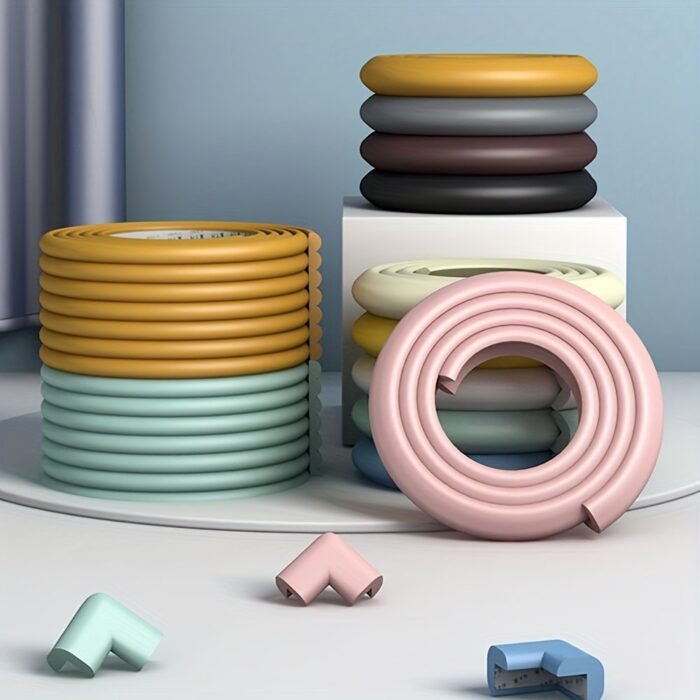 2-Meter Baby Safety Corner Protector, Non-Toxic Child Table Edge Guard, Wall And Bed Corners Foam Adhesive Strip For Impact Protection - Image 10