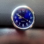1Pc New High-End Car Clock Quartz Watch Head Clock Car Decoration Creative Pointer Luminous Car Clock