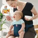 1Pc Children'S Dining Safety Belt For High Chairs, Foldable And Adjustable Buckle Design, Protective Gear For Babies Aged 0-3 Years During Travel, Outings, And Family Meals