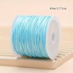 1Pc 0.8Mm Multicolor Thread, 45M/1771In Each Roll, Knot Thread For Diy Bracelet, Lace Crafting, Braiding Rope, Tassel And Beaded Jewelry Making - Image 26