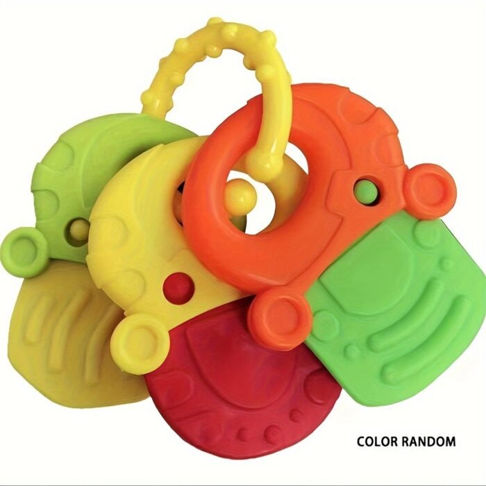 Fruity Teething Toys For Babies: Abs Resin, Color Random, Suitable For Ages 0-3 - Image 4