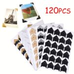 120Pcs Self-Adhesive Photo Corner Stickers For Diy Photo Albums And Scrapbooking, Vintage Kraft Paper Decoration