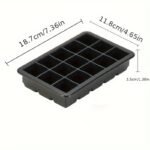 Silicone Ice Cube Trays, With Each Tray Easily Release 15 Cubes Of Ice, Non-Bpafree, Reusable, Suitable For Refrigerator, Beverages, Chocolate, Juice - Image 2