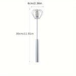 1Pc Multifunctional Stainless Steel Whisk & Milk Frother, Home Baking Tools, Cream Egg Hand Blender, Household Push Blender Blender - Egg Whisk, Milk Frother, Hand Push Blender Blender Multi-Tool Eid Al-Adha Mubarak - Image 5