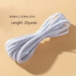 1.83/9.14/18.29Meter Multi-Specification Black White Multi-Specification Latex High Elastic Elastic Band Diy Sew Clothes Rubber Band Elastic Band Elastic Rope - Image 40