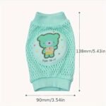 1 Pair Baby Knee Pads Children'S Learning To Walk Anti-Fall Crawl Protective Gear Children'S Knee Learning To Crawl Protective Cover Pad Thin Style For Summer - Image 2