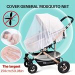 Stroller Mosquito Net, Pushchair Cart Insect Shield Mesh Cover, Safe Protection, Breathable Silk Material, - Stroller Accessories - Image 2