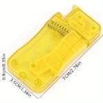 1Pc Lemon Yellow Automatic Needle Threader, Diy Hand Sewing Threader, Hand Machine Stitch Insertion Sewing Tool, Household Crafts & Sewing Supplies - Image 4