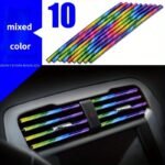 10Pcs 20Cm Car Air Conditioner Air Outlet Decoration U-Shaped Decorative Strip Car Shape Door Corner Protector - Image 15