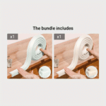 2-Meter Baby Safety Corner Protector, Non-Toxic Child Table Edge Guard, Wall And Bed Corners Foam Adhesive Strip For Impact Protection - Image 16