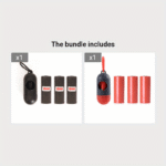 1Pc Stroller Travel Diaper Bag Dispenser And Diaper Disposal Bags, Baby Stroller Hanging Garbage Bag Dispenser & 3 Rolls Trash Bags - Image 7