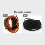 10 Yards 3Mm Bulk Man-Made Suede String - 6 Colors (Black, Navy, Brown, Teal, Sky Blue, White) For Diy Jewelry Making, Bracelets & Necklaces - Durable Craft Cord With Tangle-Free Roll Storage, Craft, Bracelet Crafting, Subtle Sheen Finish, Smooth Texture - Image 22