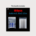 100Pcs/Bag Self-Sealing Bag Diy 5D Diamond Painting Cross Stitch Tool Diamond Embroidery Accessories Bead Stone Storage Bag - Image 11