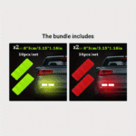 10Pcs Car Bumper Reflective Strip Stickers - Enhance Your Night Driving Security & Style! - Image 30