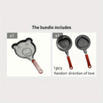 1Pc Egg Frying Pot, Mini Breakfast Egg Frying Pot, Assorted Varieties Cartoon Frying Pot, Heart-Shaped Non-Stick Egg Pot, Omelette Pans Of Various Shapes, Kitchenware, Kitchen Tools - Image 13