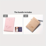 1Pc Pu Leather Passport Bag Protective Cover Travel Document Bag, Simple Couple Case, Glossy Leather Passport Case - Image 19