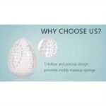 1Pc Clear Travel Makeup Sponge Holder, Mini Transparent Plastic Cosmetic Puff Storage Case, Portable Sponge Organizer For Beauty Blenders And Applicators - Image 8