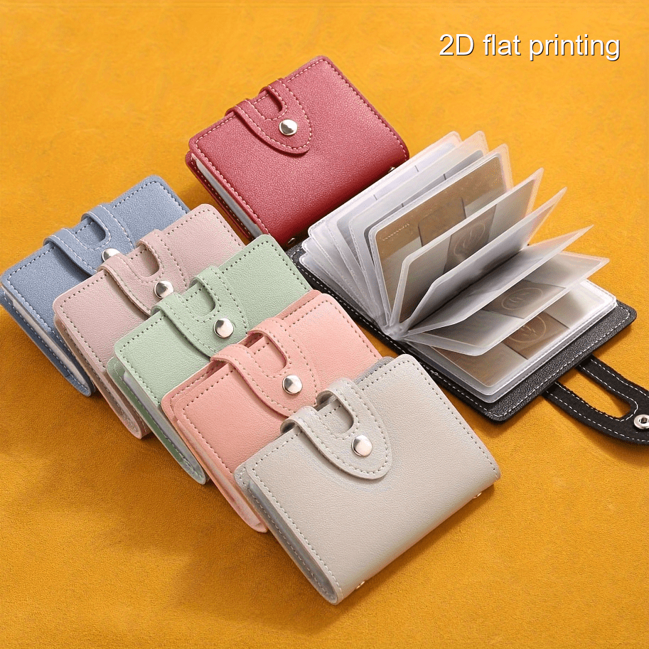 product-open-1a185cc71fd04f789d14e4ff199fdd39-goods.png 24 Multi-Slot Id Card Holder Ultra-Thin Credit Card Holder For Men And Women Bank Card Storage Bag - Image 1
