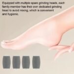 1Pc Electric Foot Grinder, Rechargeable Thick Leather Polishing Foot Grinder, Foot Grinder - Image 9