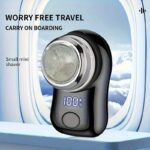 1Pc Men'S Electric Shaver With Usb-C Fast Charging & Long-Lasting Battery - Cordless Shaver With Digital Battery Display, High Quality, Lithium-Ion Power, Compact Travel Design For Home, Office, Travel - Ideal Gift For Men, Rechargeable Shaver, Office Grooming Tool, Stylish Grooming Accessory, Home Shaving, Modern Shaving Tool, Smooth Shave, Frequent Flyers - Image 9