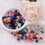 150Pcs Mix Size 3-8Mm Beads, With Hole Colorful Round Acrylic Diy For Jewelry Making Craft -Jewelry Patterns - Image 13