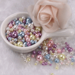 150Pcs Mix Size 3-8Mm Beads, With Hole Colorful Round Acrylic Diy For Jewelry Making Craft -Jewelry Patterns - Image 11