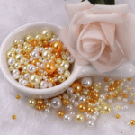 150Pcs Mix Size 3-8Mm Beads, With Hole Colorful Round Acrylic Diy For Jewelry Making Craft -Jewelry Patterns - Image 14