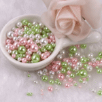 150Pcs Mix Size 3-8Mm Beads, With Hole Colorful Round Acrylic Diy For Jewelry Making Craft -Jewelry Patterns - Image 10