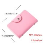 24 Card Slots Simple Pu Leather Credit Card Holder Business Card Holder - Image 6