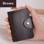 24 Card Slots Simple Pu Leather Credit Card Holder Business Card Holder - Image 14