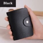 24 Card Slots Simple Pu Leather Credit Card Holder Business Card Holder - Image 8