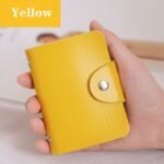 24 Card Slots Simple Pu Leather Credit Card Holder Business Card Holder - Image 18
