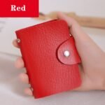 24 Card Slots Simple Pu Leather Credit Card Holder Business Card Holder - Image 5