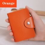 24 Card Slots Simple Pu Leather Credit Card Holder Business Card Holder - Image 12