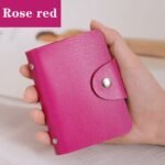 24 Card Slots Simple Pu Leather Credit Card Holder Business Card Holder - Image 16