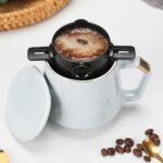 1 Pc Stainless Steel Portable Coffee Filter - Easy To Clean, Reusable, Paperless Pour Over Dripper With Foldable Funnel - Image 8