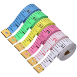 2Pcs 150Cm/60Inch Body Measuring Ruler Sewing Tailor Tape Measure Centimeter Meter Sewing Measuring Tape Soft Random Color - Image 6