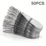 50 Pieces Of Aluminum Skin Threader Needle Threader Needle Detector