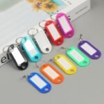 10/20/30/50Pcs Writable Luggage Tags Keychain Sorting Luggage Tag Assorted Varieties