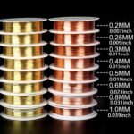 0.2-1Mm 0.007-0.039Inch Silvery/Golden/Rose Golden Copper Wire For Bracelet Necklace Diy Colorfast Beading Wire Jewelry Cord String For Craft Making - Image 6
