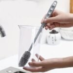 Lattby Silicone Bottle Cleaning Brush With Ergonomic Long Handle - Ideal For Water Bottles, Goblets, And Cups - Durable, Flexible Bristles For Effective Cleaning - Image 3