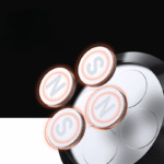 1Pc Topk 360 Free Rotation Magnetic Car Phone Holder Stand Universal Flat Stick-On Dashboard Holder +Metal Plate - Image 5